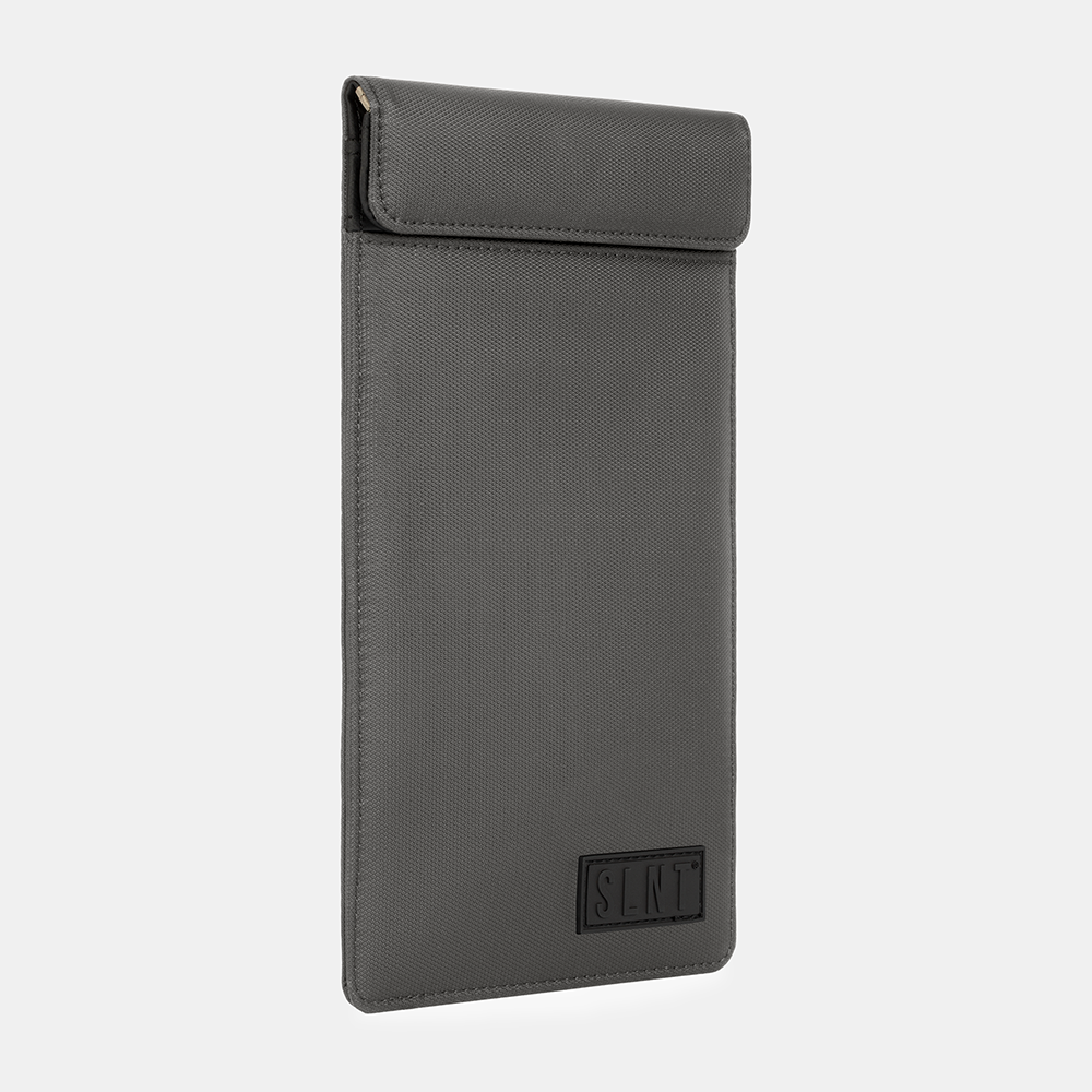 SLNT Faraday Phone Sleeve Medium - Grau